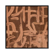 'Primal' Dark brown II Canvas Art Print